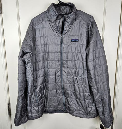 Patagonia Nano Puff Jacket Mens Size: XL Gray Primaloft Puffer Coat Lightweight