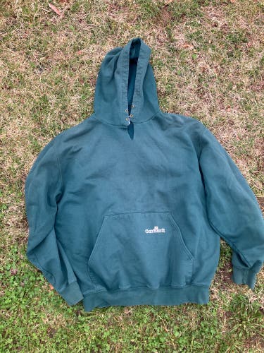 Carhartt green hoodie large