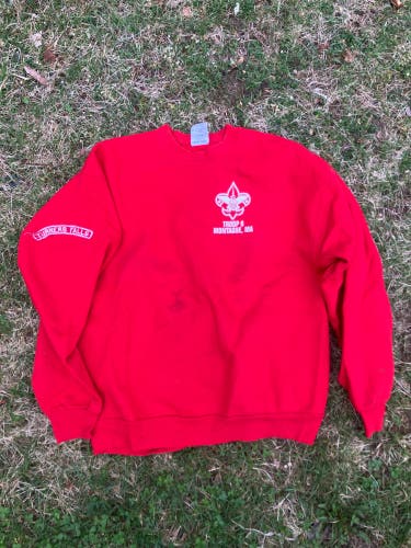 Boys scouts crewneck sweatshirt large