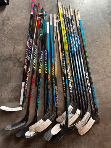 20 Broken Hockey Sticks
