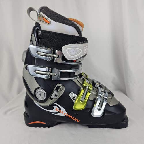 Salomon Evolution 9.0 Ski Boots Mondo 25.5, Womens 8, Last 296mm Black Silver