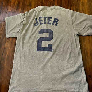 NYY DEREK JETER RETRO MLB JERSEY SHIRT