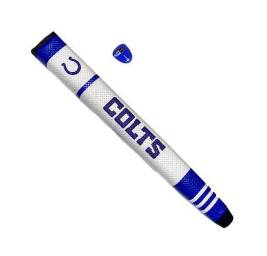 NEW Team Golf Indianapolis Colts White/Blue Jumbo Putter Grip w/Ball Marker