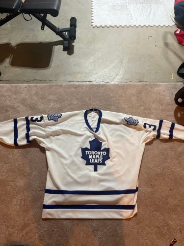 Possibly Game Worn Ccm Terry Martin Maple Leafs Jersey