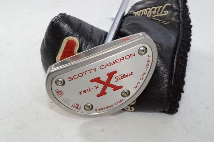 Titleist 2005 Scotty Cameron Red X2 Center 34" Putter Right Steel # 170227