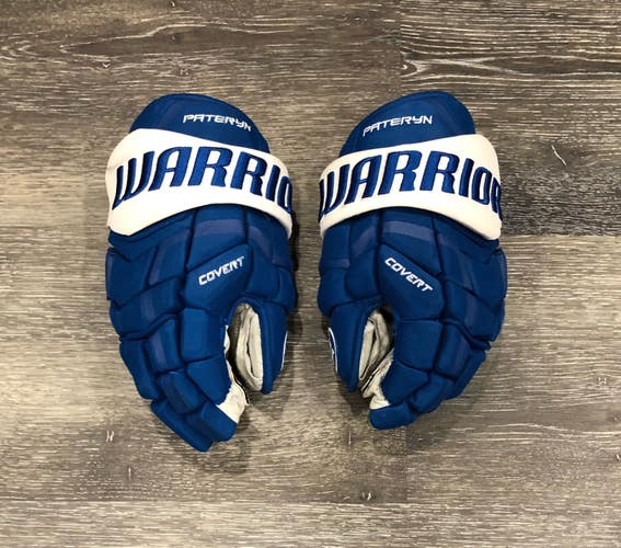 Colorado Avalanche Warrior QRL NHL Pro Stock Hockey Player Gloves 14"