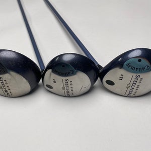 Callaway Steelhead III Wood Set 3 9 11 System III Ladies Graphite Womens RH