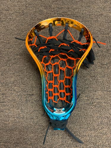 Used Brine Clutch X Orange/Blue CHROME Lacrosse Head
