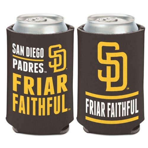 San Diego Padres MLB Can Cooler - Slogan Design
