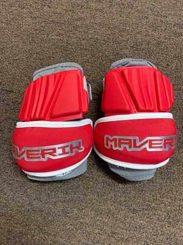 Used Maverik Max Red Medium Elbow Pads