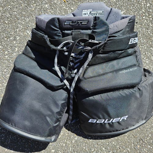 Used Intermediate Medium Bauer Elite Hockey Goalie Pants