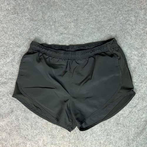 Nike Womens Shorts Medium Black Athletic Lined Running Sports Casual Breathable