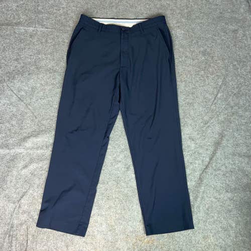 FootJoy FJ Mens Pants 34x30 Navy Straight Golf Comfort Lightweight Dress Pocket