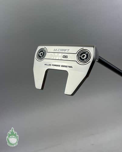 Used RH Mizuno M Craft OMOI 06 White Satin Forged 35" Putter Steel Golf Club