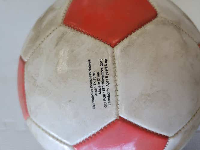 Used Paw Soccer Ball 4 Soccer Balls