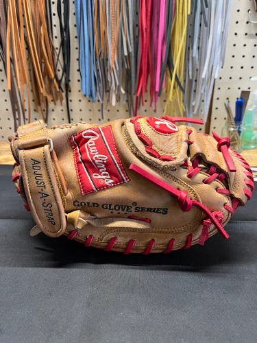 Custom-Laced Used Rawlings GG Catcher’s Glove