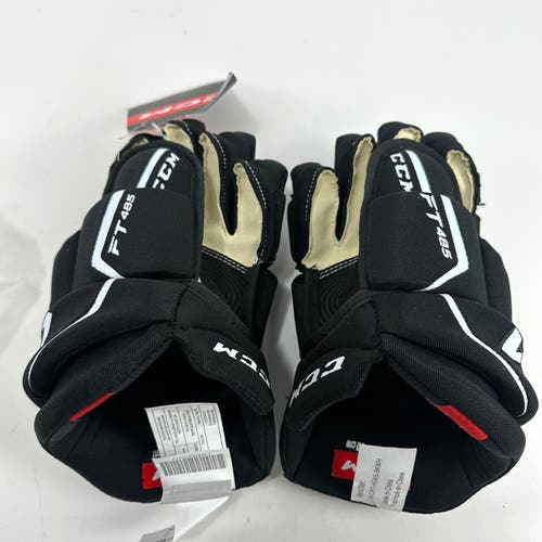 New Black CCM Jetspeed FT485 Gloves | 12"