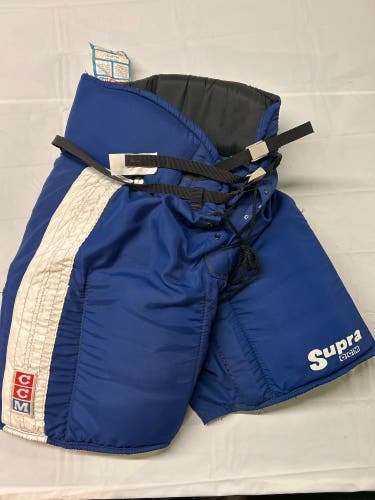 Used CCM 21 Sr. Small Hockey Pants Royal.