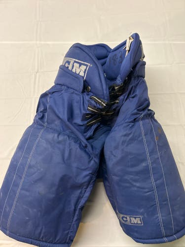 Used CCM Tacks 492 Sr. Small Hockey Pants Royal.