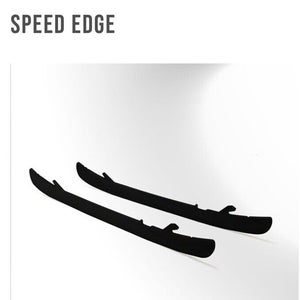 $169 Pro Stock Black Flare Skate Blade Steel Bauer Edge hockey 272 Connor Bedard
