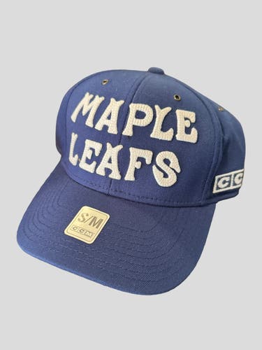 NHL Toronto Maple Leafs CCM Blue Hockey Hat - Size Small / Medium NWT
