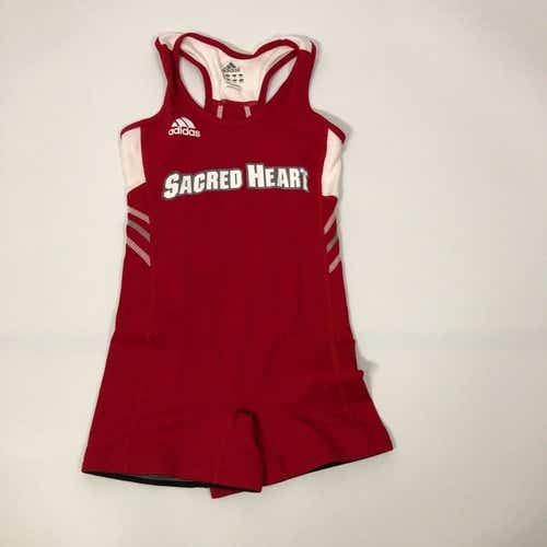 Sacred Heart Pioneers Womens Singlet Extra Small Adidas Track Red White NCAA