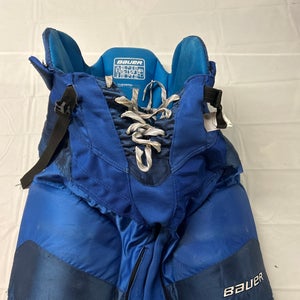 Used Bauer Supreme One75 Sr. Small Hockey Pants Royal.