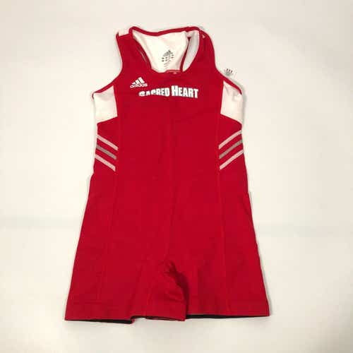 Sacred Heart Pioneers Womens Singlet Medium Adidas Track Red White NCAA Sports