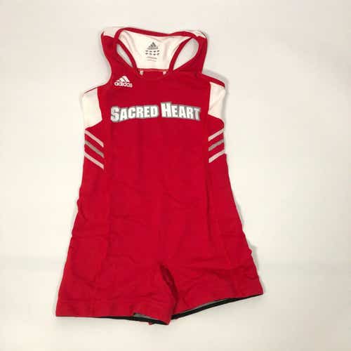 Sacred Heart Pioneers Womens Singlet Small Adidas Track Red White NCAA Sports