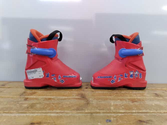 Used Salomon T1 160 Mp - Y09 Downhill Ski Boys Boots