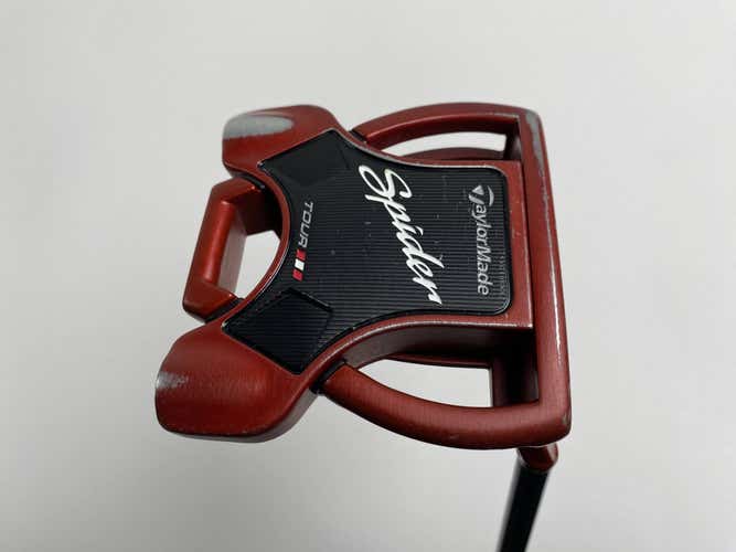 Taylormade Spider Tour Red Putter 35" SuperStroke Flatso 2.0 Mens RH
