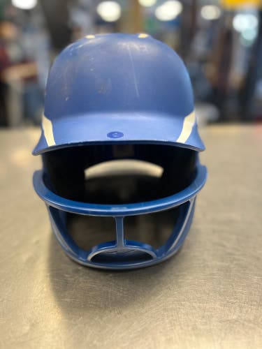 Mizuno Used XL Blue Batting Helmet