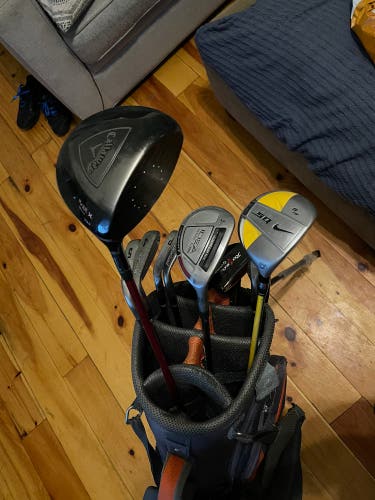 Complete set of men's golf clubs(Callaway/Cleveland)