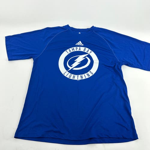 MEDIUM - Brand New Blue Tampa Bay Lightning Fanatics Short Sleeve Shirt