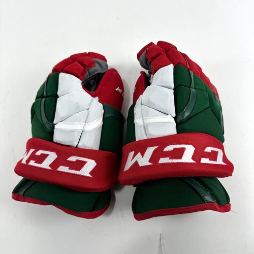 Used CCM HG12 Gloves | Devils Reverse Retro | 14"