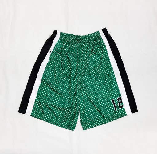 Holloway Northland Spartans Lacrosse Diamondplate Pocket Short Men's XL Green