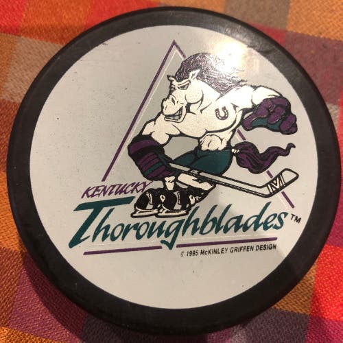 Kentucky Thoroughblades puck (AHL)