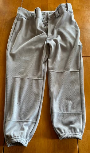 Wilson youth large grey baseball pants