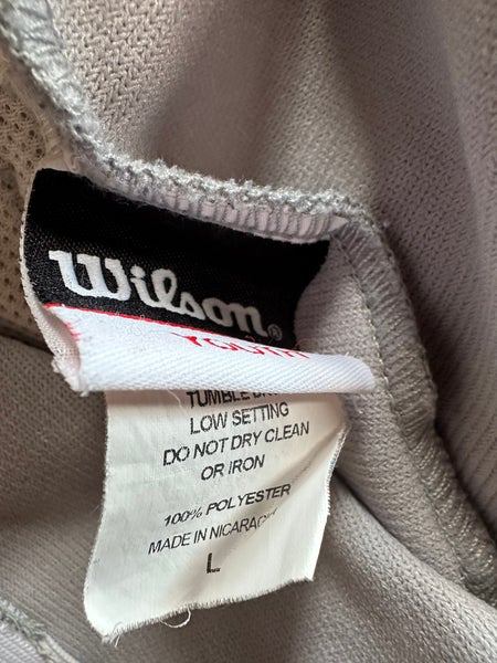 Wilson youth large grey baseball pants