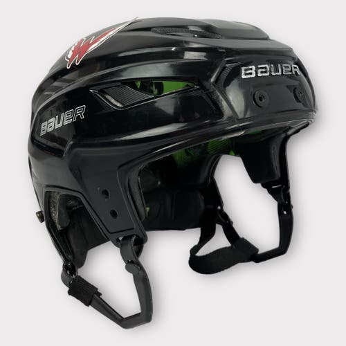 Pro Stock Used Bauer Small Medium Hyperlite Black Helmet