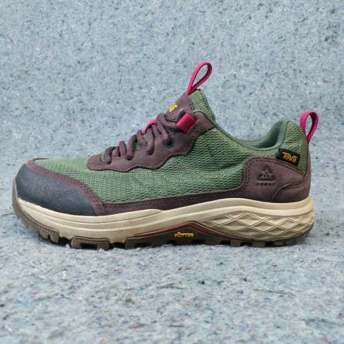 Teva Ridgeview Womens 7 Hiking Boots Low Top Shoes Waterproof Green Brown