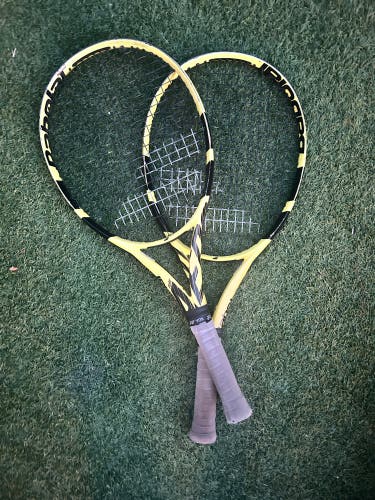2 Used  Babolat 25" Pure Aero Tennis Racquet