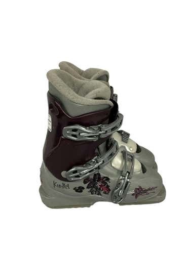 Used Salomon T3 Junior Downhill Ski Boots Size 22