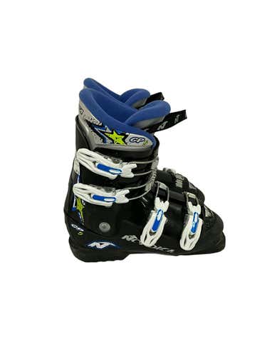 Used Nordica Gp Tj Junior Downhill Ski Boots Size 23.5