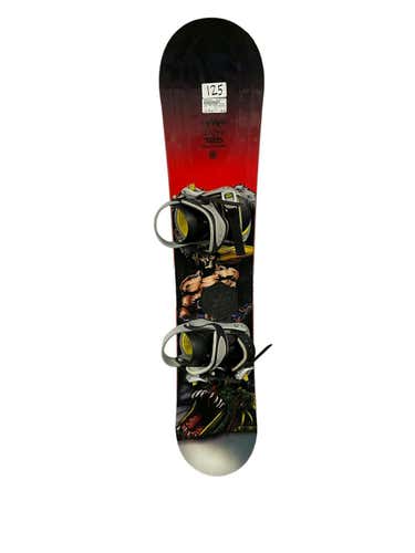 Used Lamar Mini Slayer 125 Cm Junior Snowboard Combo