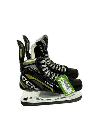 Used Ccm Tacks As-v Pro Senior Ice Hockey Skates Size 8.5 Ee