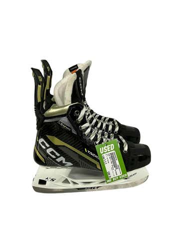 Used Ccm Tacks As-v Pro Senior Ice Hockey Skates Size 8.5 Ee