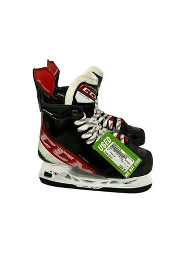 Used Ccm Jetspeed Ft4 Pro Intermediate Ice Hockey Skates Size 4d