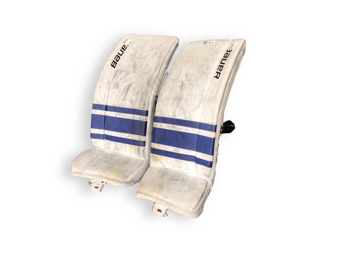 Used Bauer Gsx Lg Junior Goalie Leg Pads