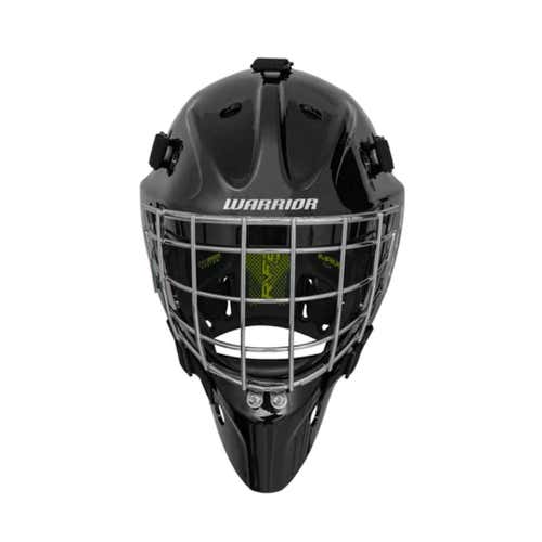 New Warrior F2e Square Bar Junior Goalie Mask Black #f2ejcsq3